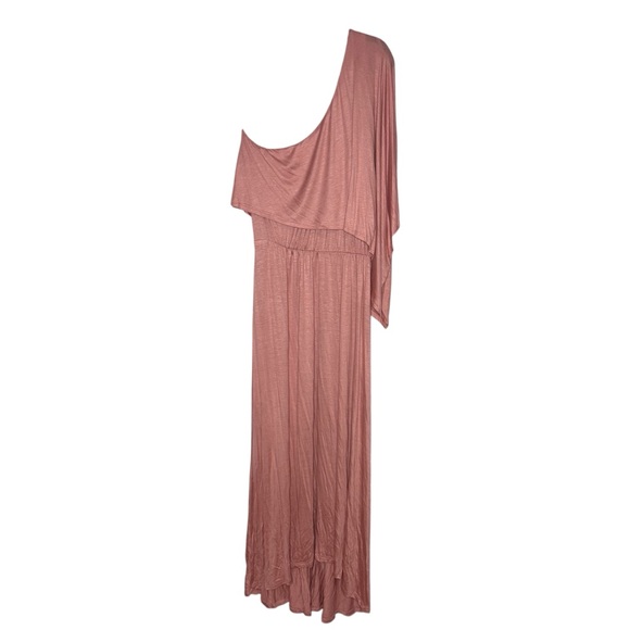Love in Dresses & Skirts - Love In | Asymmetrical One-Shoulder Dusty Pink Dress | Women’s Large | NWT